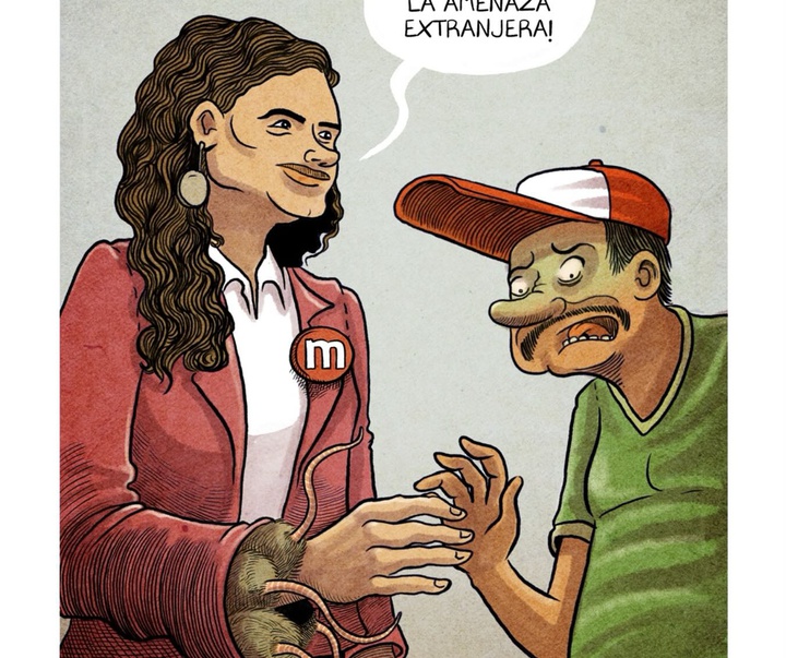 Gallery of political Cartoon by Monero Chelo-Mexico
