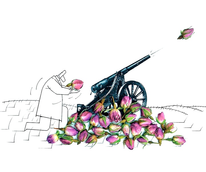 Gallery of Cartoon & Cricature - War & Peace