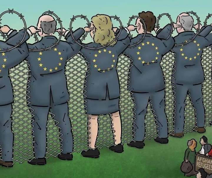 Gallery of political cartoon by Tjeerd Royaards from Nederland