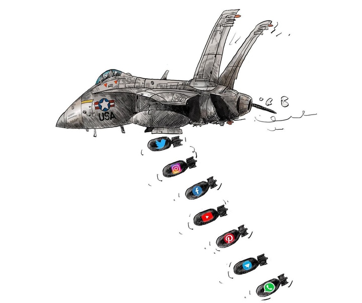 Gallery of Cartoon & Cricature - War & Peace