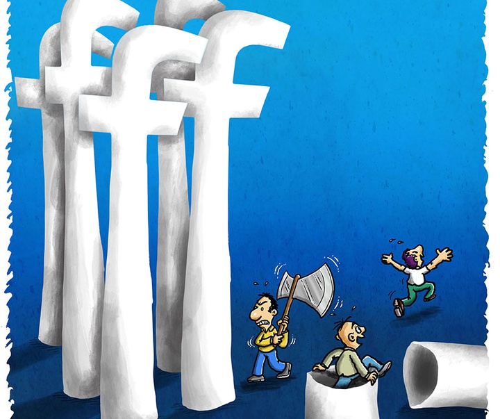 First Selection of the International Cartoon Contest “Terror Online”