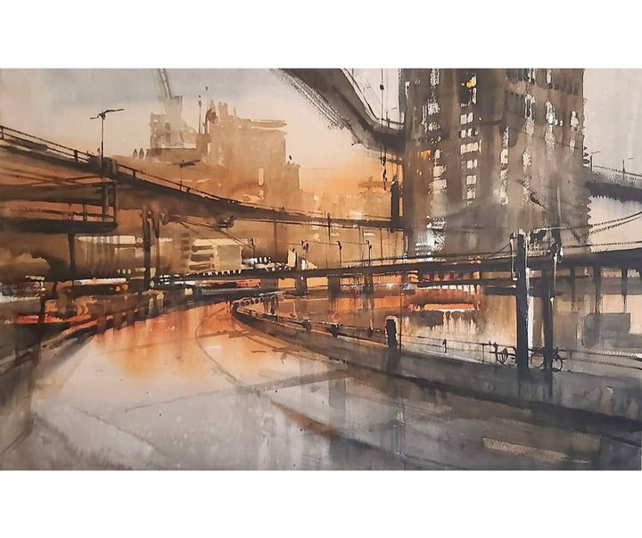 Gallery of Watercolor by Adrian Marmolejo Clarhed-Spain