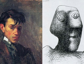 Picasso’s Self Portrait Evolution