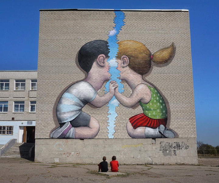 Gallery of street painting by Seth Globepainter - France