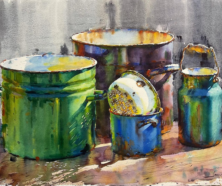 Gallery of Watercolor Painting by Samira Yanushkova- Ukraine