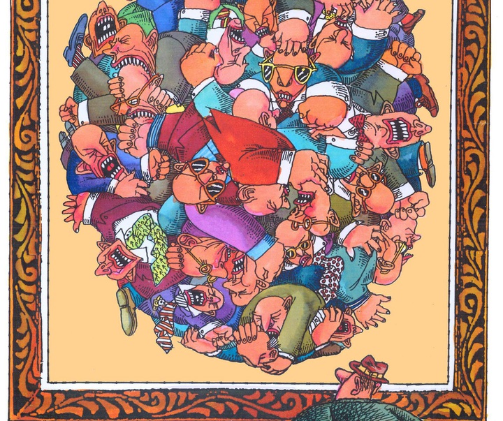 Gallery of Cartoons by Lido Contemori-Italy