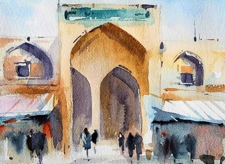 Gallery of Watercolor painting by Neda Ranjbar- Iran