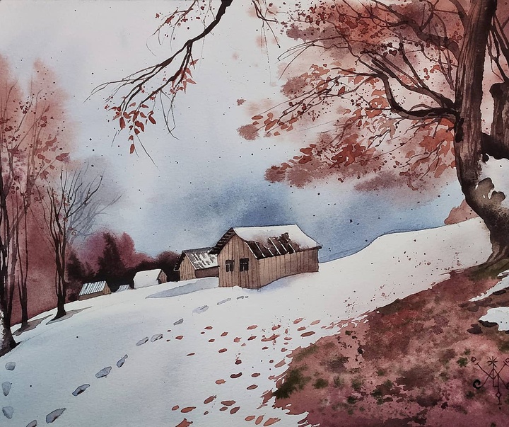 Gallery of Watercolor painting by Marina Chugunova- Russia