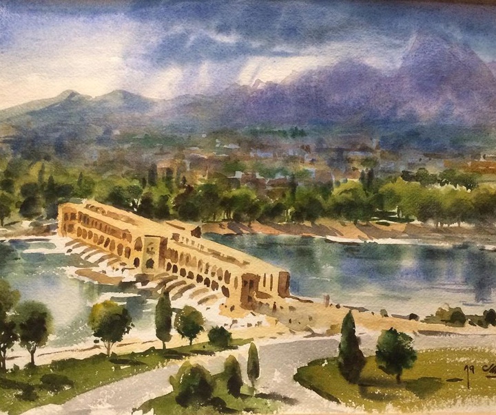 Gallery of Watercolor Painting "Mahmoud Samandarian"