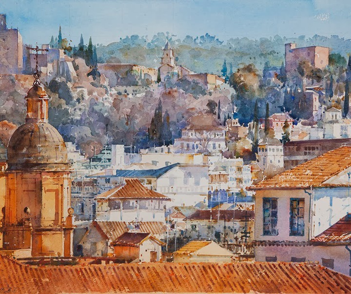 Gallery of Watercolor Painting by Geoffrey Wynne-UK