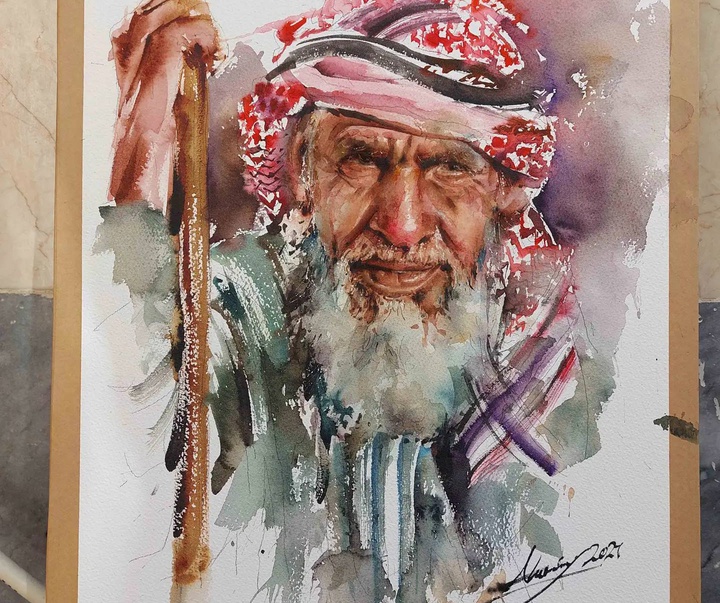 Gallery of Watercolor painting by Akbar Akbari- Iran