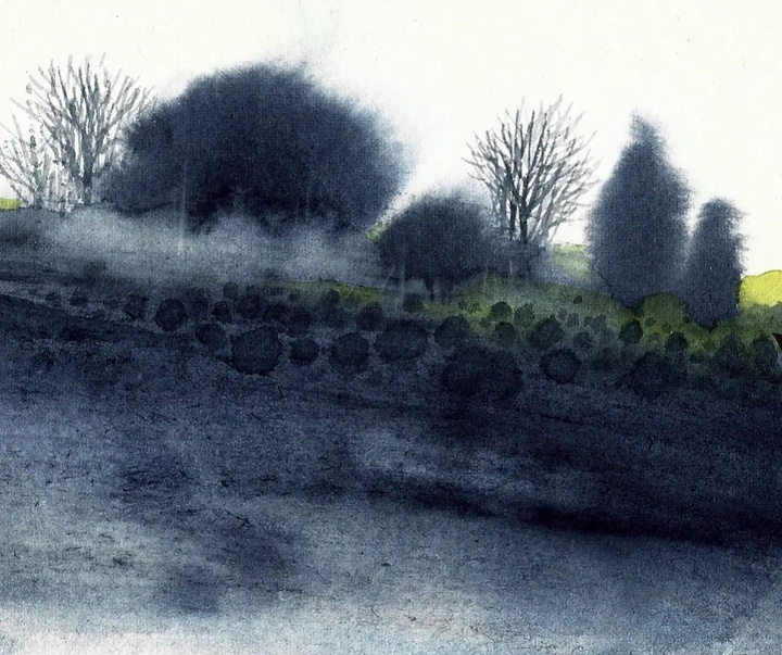 Gallery of Watercolor painting by Antonio Ortega Perez-Spain