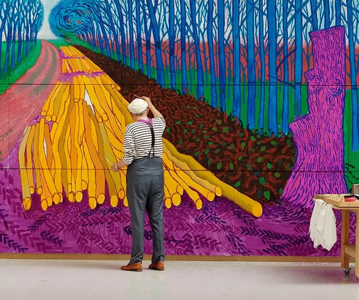 Gallery of painting by David Hockney - England