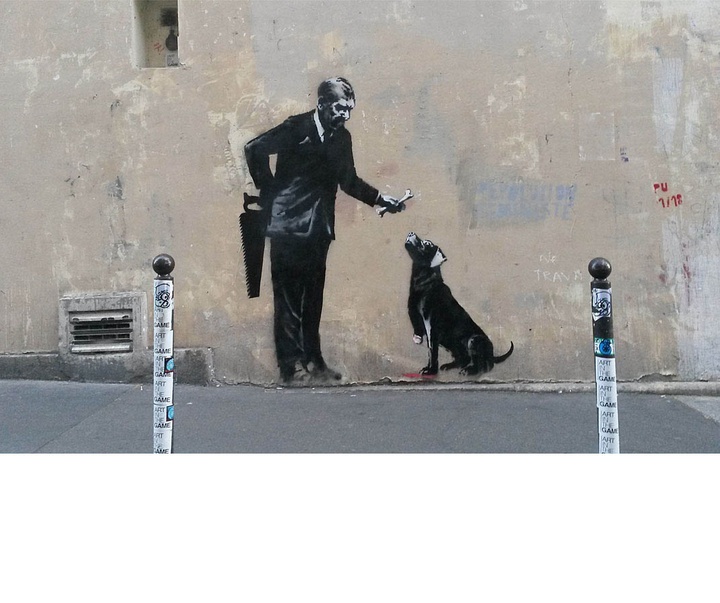 Gallery of Banksy Street artist-England