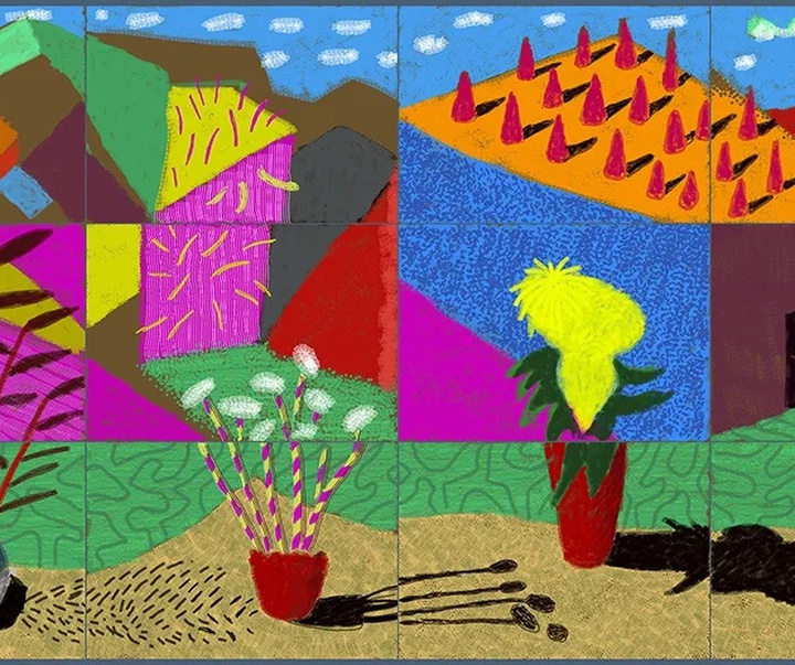 Gallery of painting by David Hockney - England