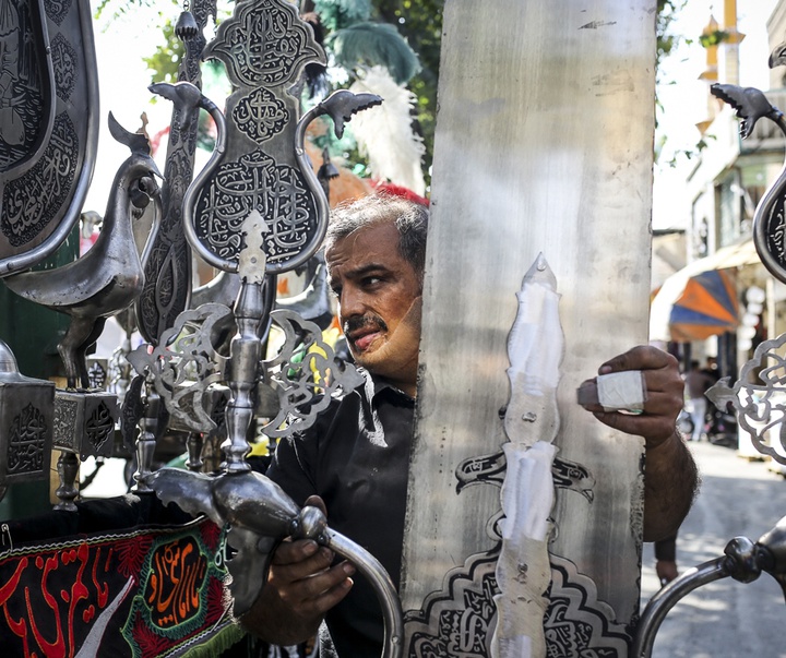Gallery of Modern Art -  Alam Making (Symbolic art of Ashura) - Ashura Art