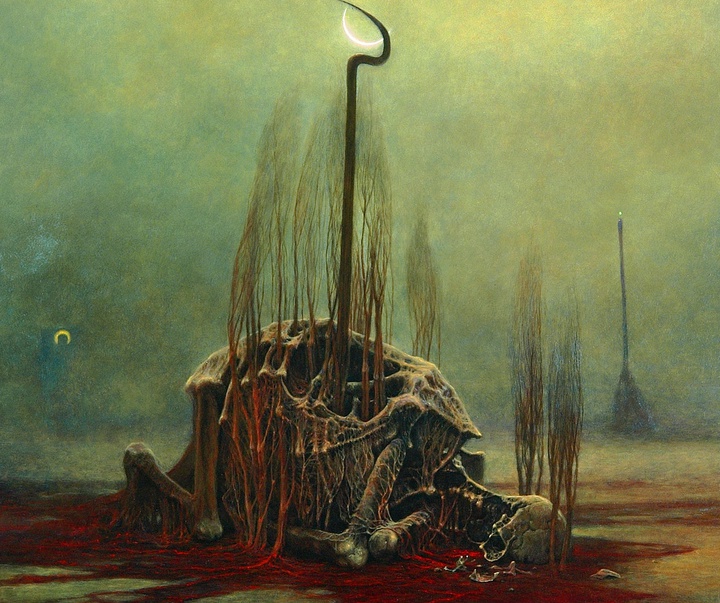 Gallery of Painting by Zdzisław Beksiński - Poland