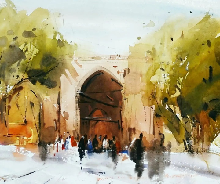 Gallery of Watercolor painting by Ali Golbaz-Iran