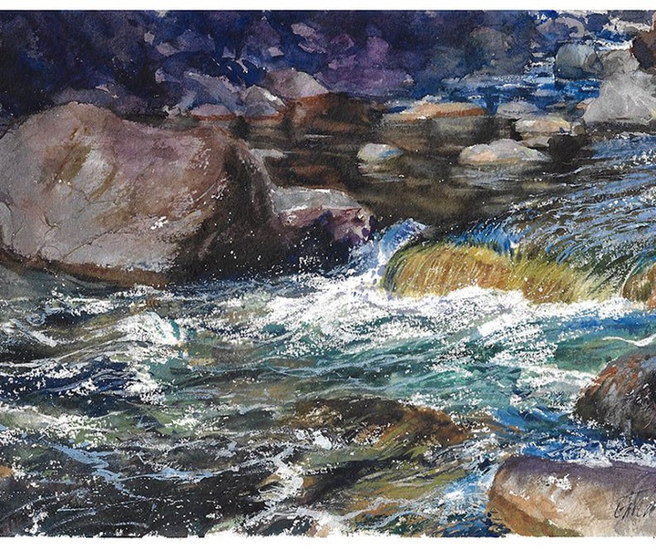 Gallery of Water color Artworks by Gonzalo Carcamo-Chile