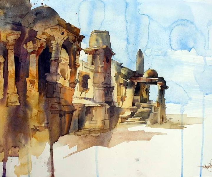 Gallery of Watercolors by Vikrant Shitole-India