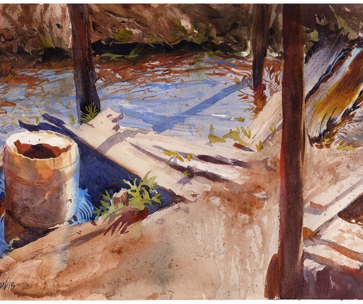 Gallery of Water color Artworks by Gonzalo Carcamo-Chile