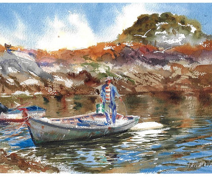 Gallery of Water color Artworks by Gonzalo Carcamo-Chile