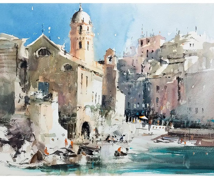 Gallery of Watercolor painting by Michał Jasiewicz-Poland