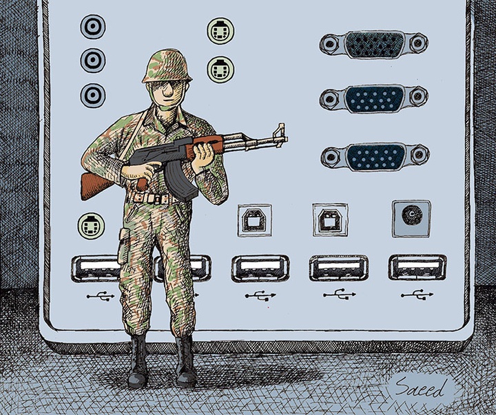 First Selection of the International Cartoon Contest “Terror Online”