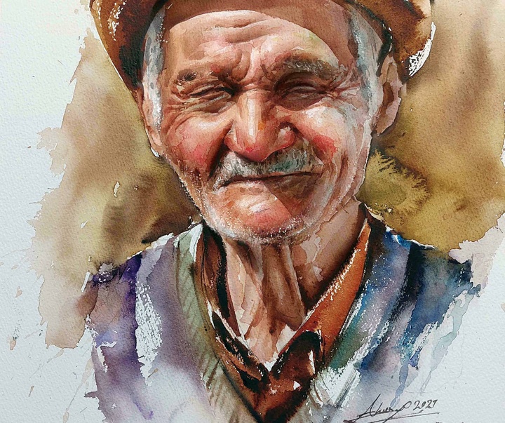 Gallery of Watercolor painting by Akbar Akbari- Iran