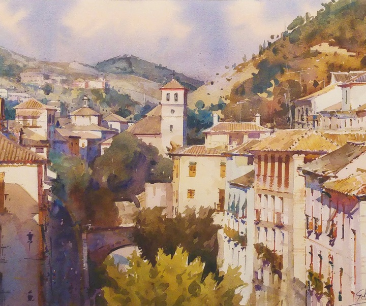 Gallery of Watercolor Painting by Geoffrey Wynne-UK