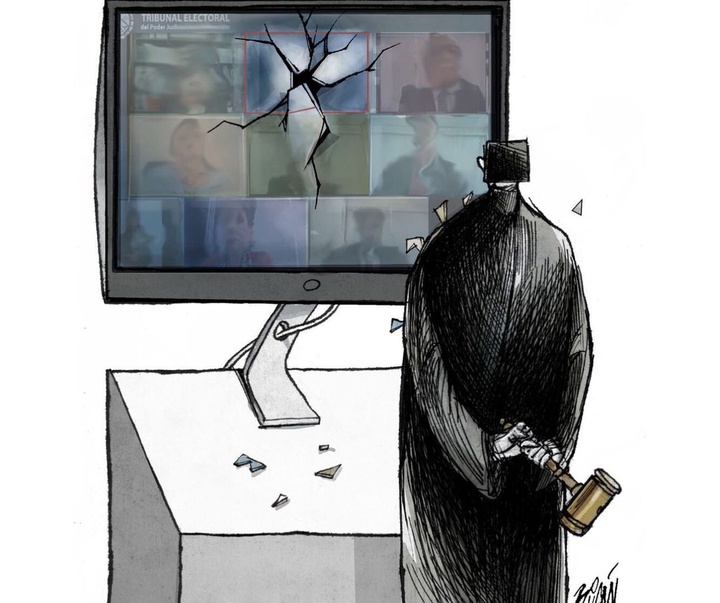 Gallery of cartoon by Angel Boligán from cuba