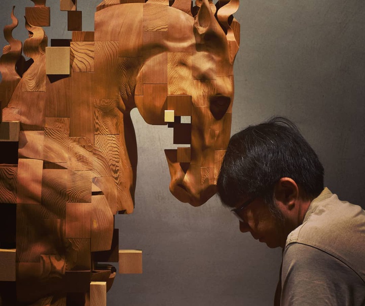 گالری آثار مجسمه های چوبی هان هسو تانگ از تایوان