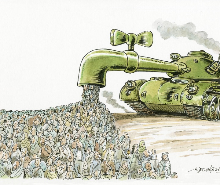 گالری آثار کارتون مارکوس دی آنجلیس از ایتالیا