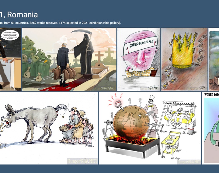 شرکت‌کنندگان و گالری ۱۵مین مسابقۀ بین‌المللی کارتونی HumoDEVA ، رومانی