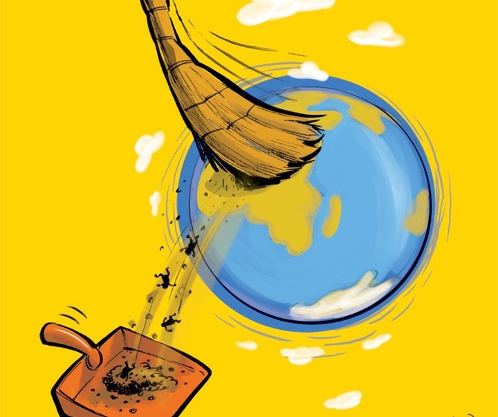 گالری کارتون‌های سلمان طاهری از ایران