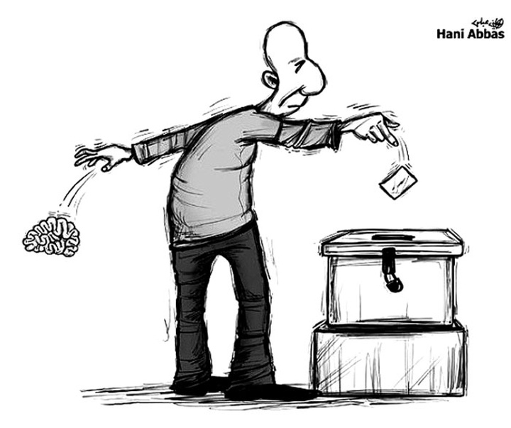 گالری آثار کارتون‌ هانی عباس از سوریه