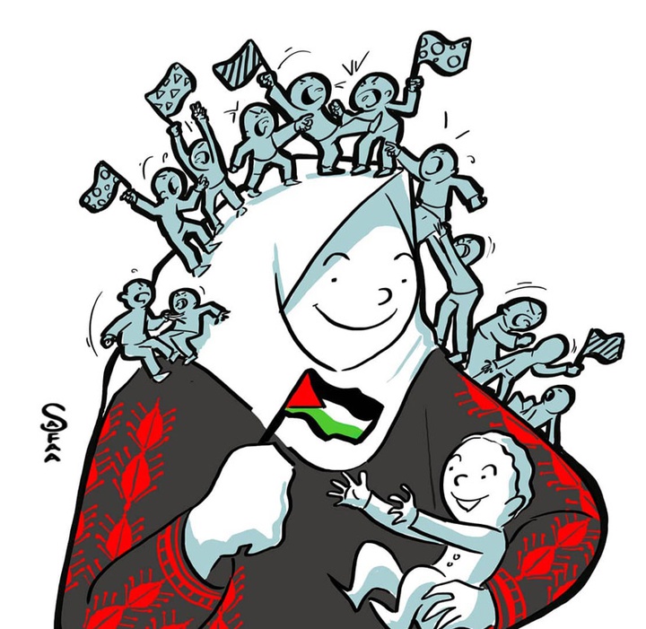گالری آثار کارتون صفا اودا از فلسطین