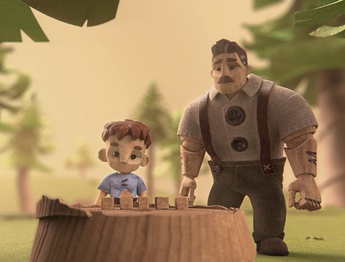 انیمیشن کوتاه"پسری در میان چوب ها" روایتی درباره یک کودک مبتلا به اوتیسم