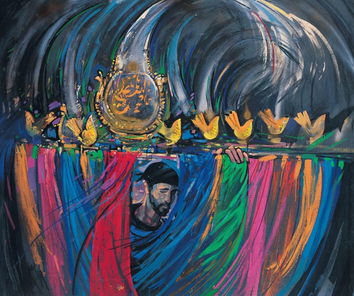 گالری آثار نقاشی حبیب الله صادقی