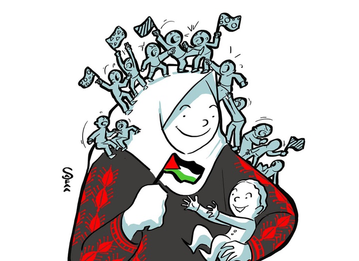 گالری آثار کارتون صفا اودا از فلسطین