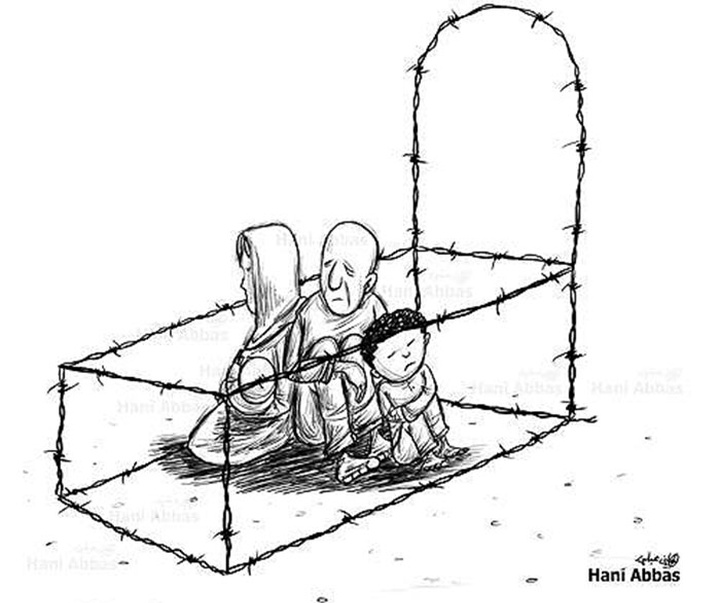 گالری آثار کارتون‌ هانی عباس از سوریه
