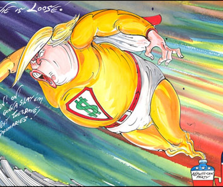 گالری آثار کارتون جرالد اسکارف از انگلستان