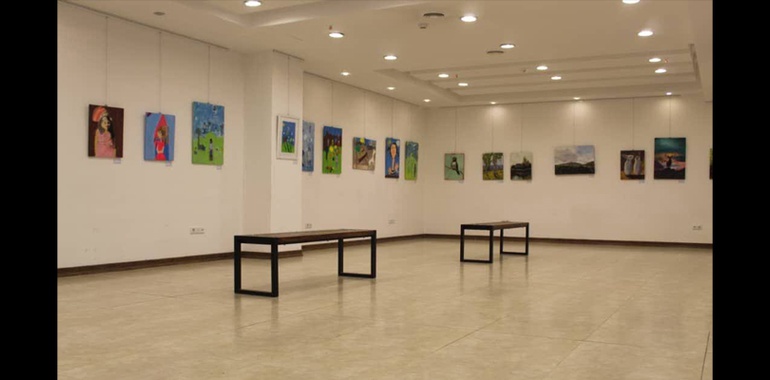 آثاری از هنرجویان کودک و نوجوان آموزشگاه همای مهر در گالری ماه‌زاد