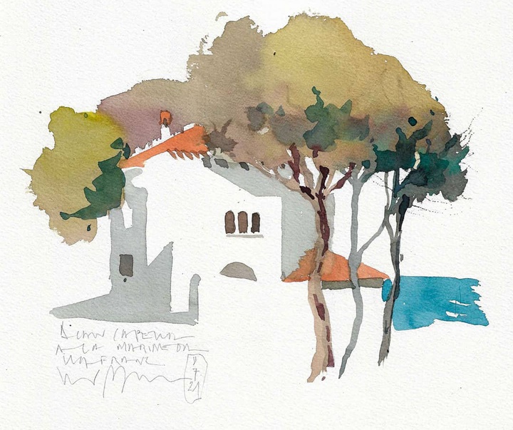گالری نقاشی های آبرنگ لوئیس بروگوئرا از اسپانیا