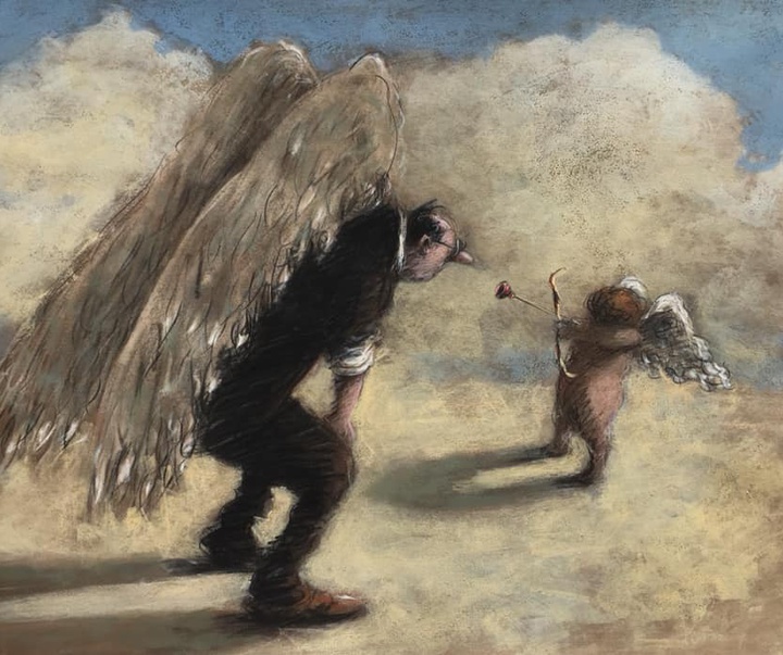 گالری آثار نقاشی طنز توماس بوسار از فرانسه