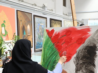 کارگاه تجسمی« کوتاه تر از کودکی»