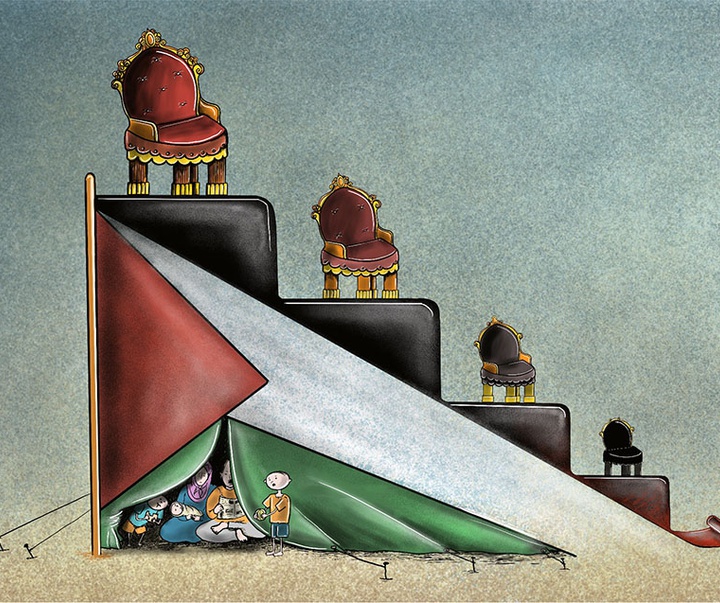 گالری کارتون‌های هانین الماس از فلسطین