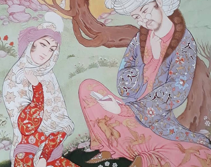 گالری آثار نگارگری، تذهیب و گل و مرغ زهرا جلال از ایران