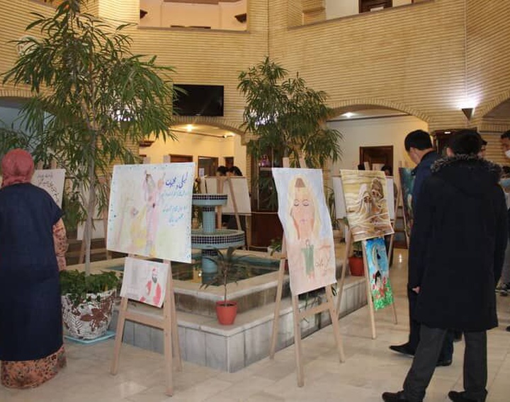 برکزاری نمایشگاه نقاشی و خوشنویسی اشعار حکیم نظامی گنجوی در عشق‌آباد