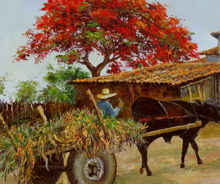 گالری نقاشی‌های رنگ روغن سیدو الیویرا از برزیل